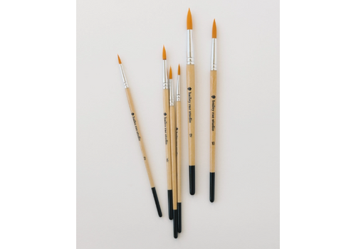  Bailey Rae Studio Round Tip Watercolor Brush Set 6 Piece 