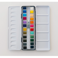24 Color Watercolor Paint Palette