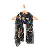 Joy Accessories Black Wild Meadow Scarf