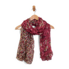 Joy Accessories Magenta Falling Daisies Scarf