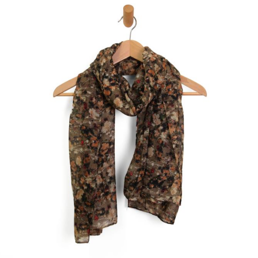 Floral Calico Scarf