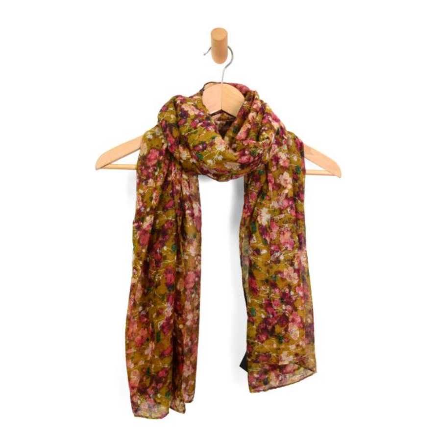 Floral Calico Scarf