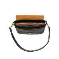 Vegan Leather Baguette Convertible Crossbody