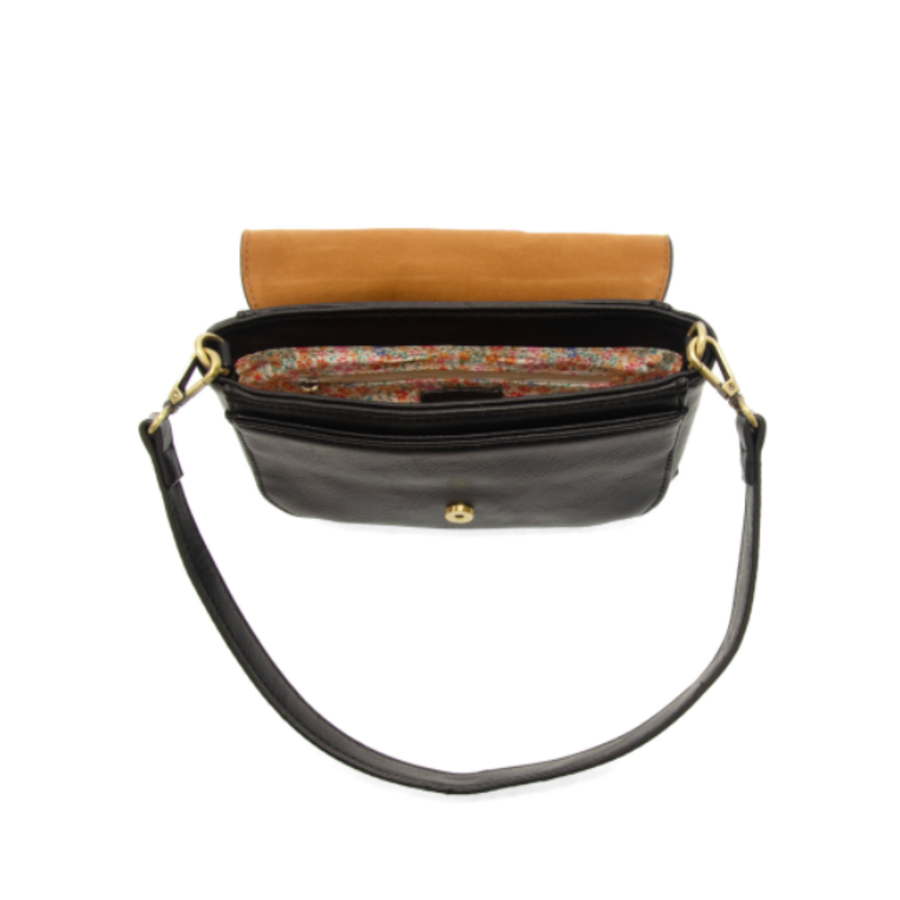 Vegan Leather Baguette Convertible Crossbody