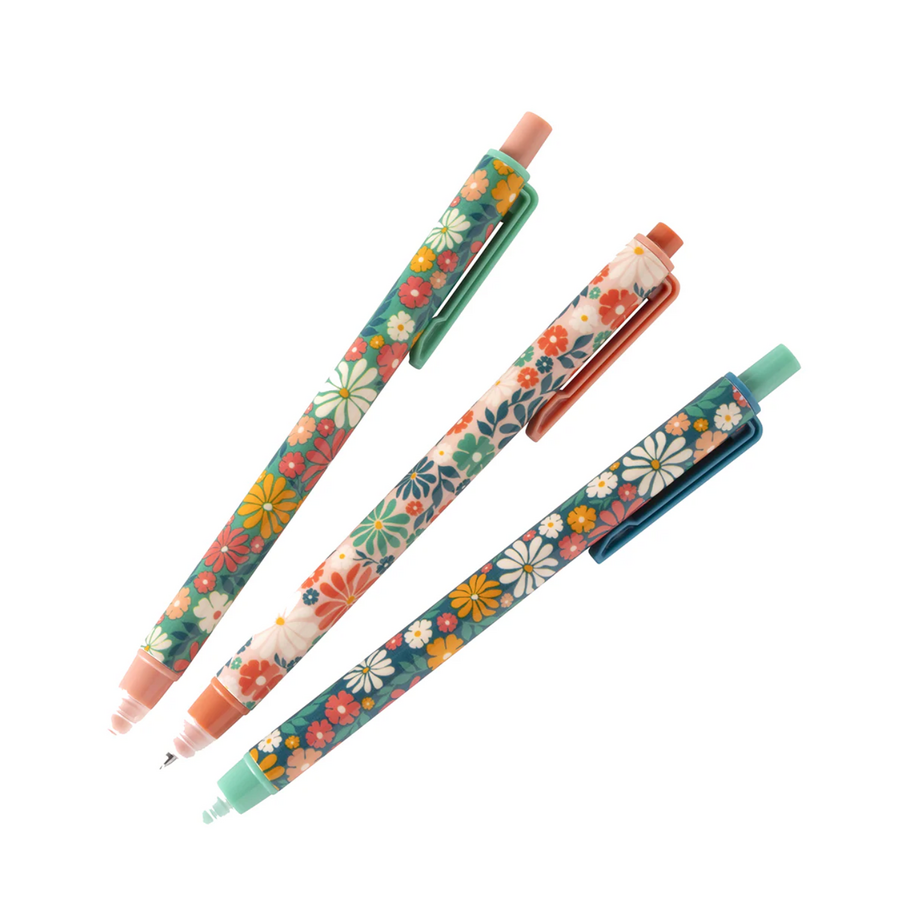 Erasable Pens Bloom set of 3