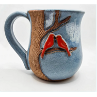 Kissing Love Birds Mug