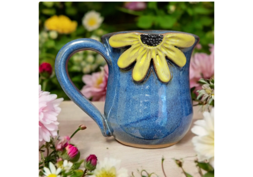  Mudworks Pottery Black-Eyed Susan Mug 