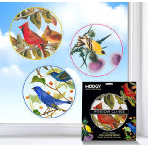  Modgy Window Cling Set of 3 John J. Audubon 