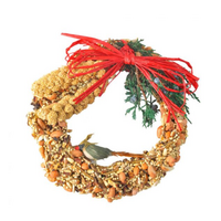 Rustic Bird Seed Wreath 6"