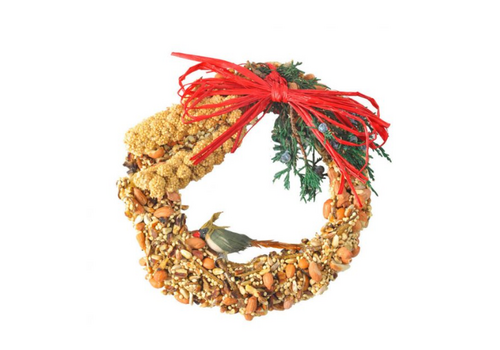  Mr Bird Rustic Bird Seed Wreath 6" 