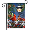 Winter Glow Cardinals Garden Flag Winter Glow Cardinals Garden Flag