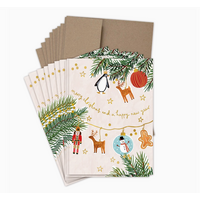Tree Decorations Boxed Holiday Cards