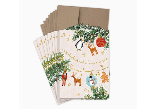  Biely & Shoaf Tree Decorations Boxed Holiday Cards 