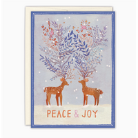 Peace & Joy Reindeer Boxed Cards