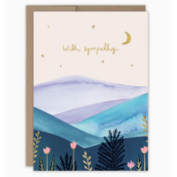Mountain Landscape Sympathy Card