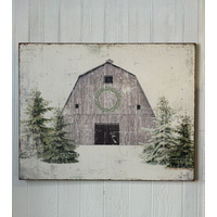 Snowy Day Quiet Place 36" Wall Art