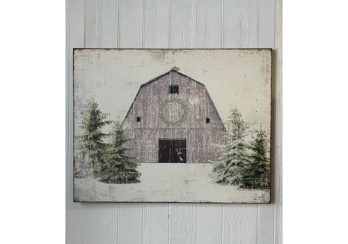  Snowy Day Quiet Place 36" Wall Art 