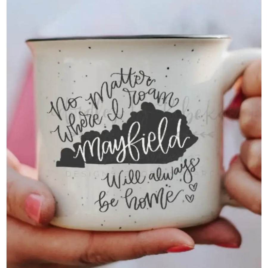 No Matter Where I Roam Camper Mug Maine