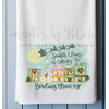 Doodles by Rebekah Santa Claus is Coming Tea Towel Portsmouth