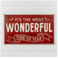 48" Most Wonderful Time Sign