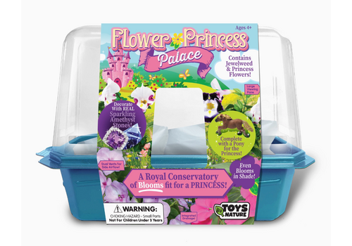  Silver Circle Products Flower Princess Palace Mini World Terrarium 