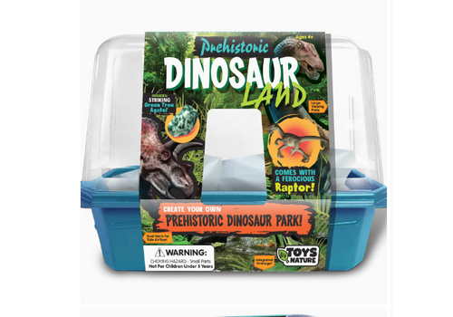  Silver Circle Products Prehistoric Dinosaur Land Mini World Terrarium 