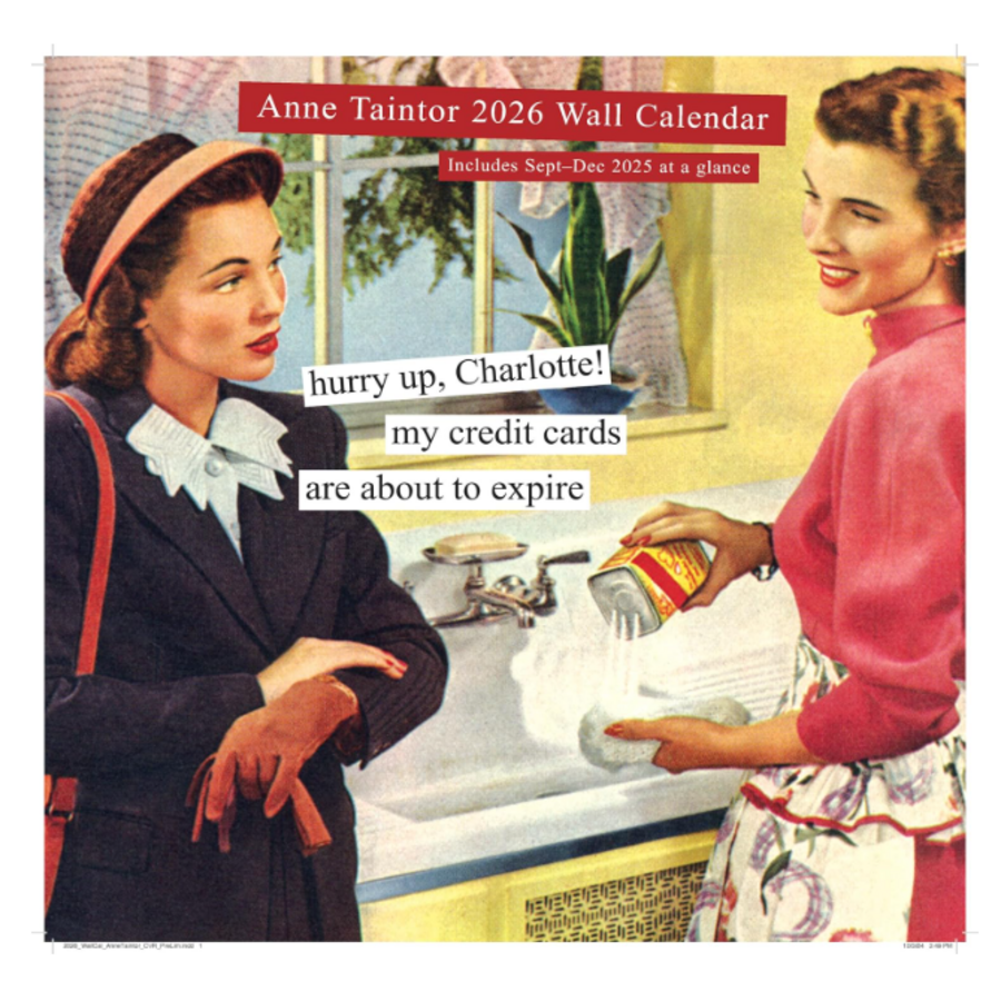Anne Taintor 2026 Wall Calendar