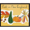 Fridgedoor Fall in New England Magnet