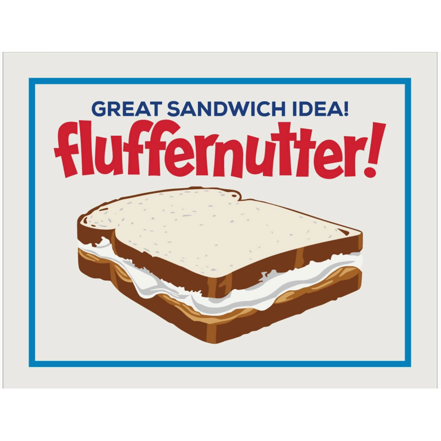 Fluffernutter Sandwich Magnet