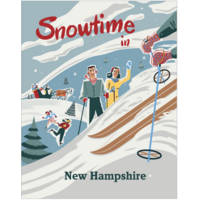 Snowtime in NH Magnet