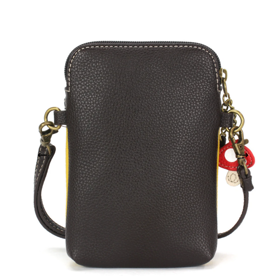 Cell Phone Crossbody Hedgehog Mustard