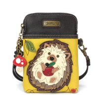 Cell Phone Crossbody Hedgehog Mustard