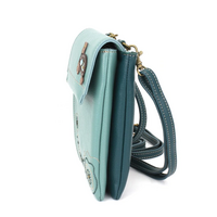 Flap Cell Phone Crossbody Turtle Teal