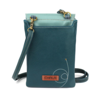 Flap Cell Phone Crossbody Turtle Teal