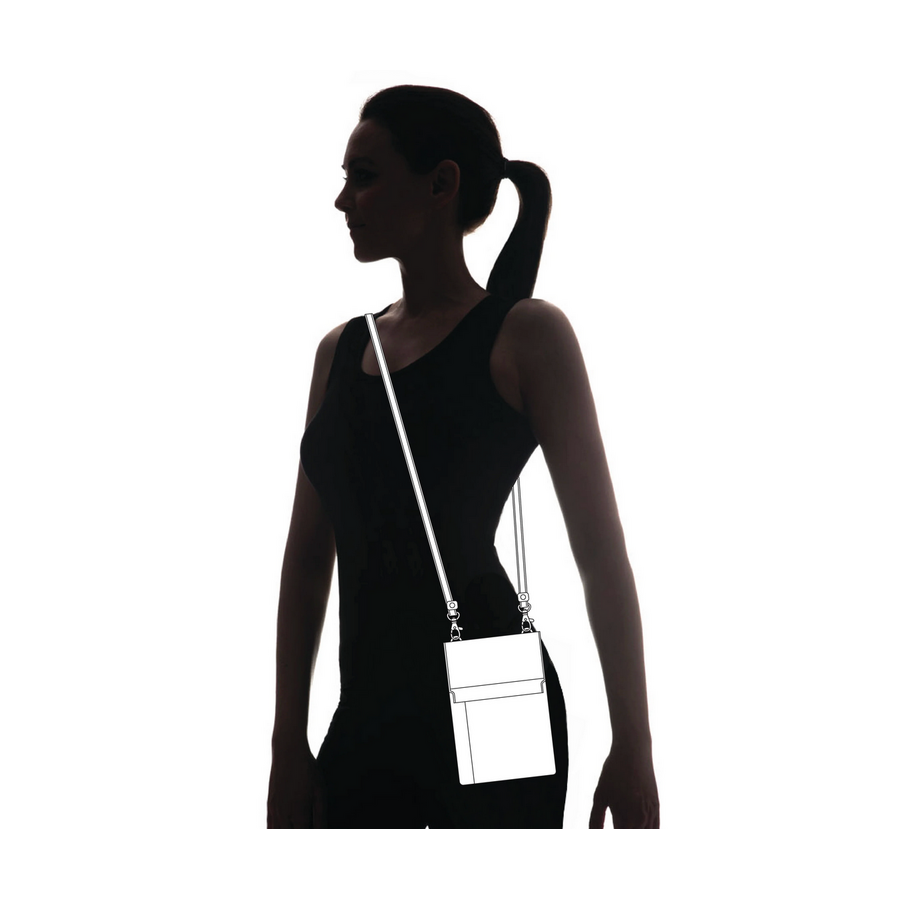 Flap Cell Phone Crossbody DragonFly Black