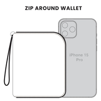 Zip Around Wallet Dragonfly Black