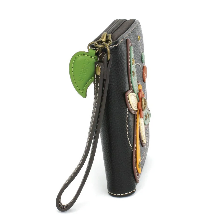 Zip Around Wallet Dragonfly Black