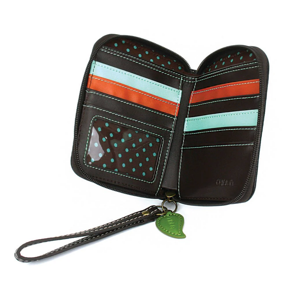 Zip Around Wallet Dragonfly Black
