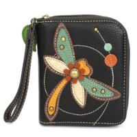 Zip Around Wallet Dragonfly Black