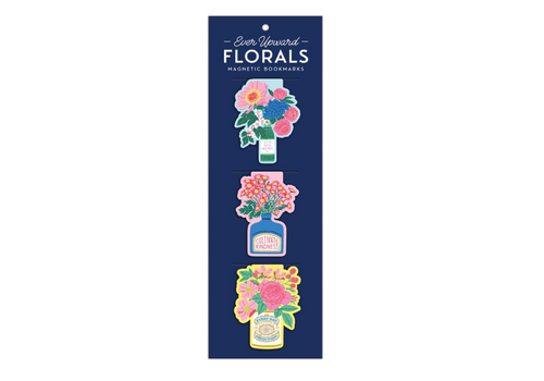  Ever Upward Floral Magnetic Bookmarks 