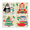 Christmas Set of 4 Wood Puzzles