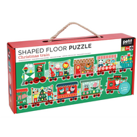 Christmas Train Shaped Floor Puzzle