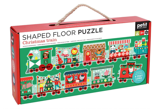  Christmas Train Shaped Floor Puzzle 
