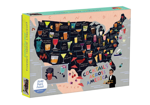  Cocktails Across America Puzzle 1000 PC 