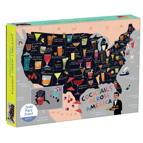  Cocktails Across America Puzzle 1000 PC 