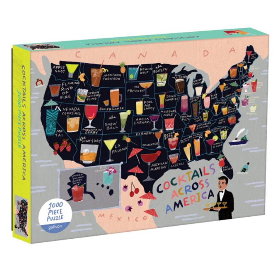 Cocktails Across America Puzzle 1000 PC