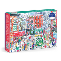 Christmas in Greenwich Village 1000 Piece Puzzle
