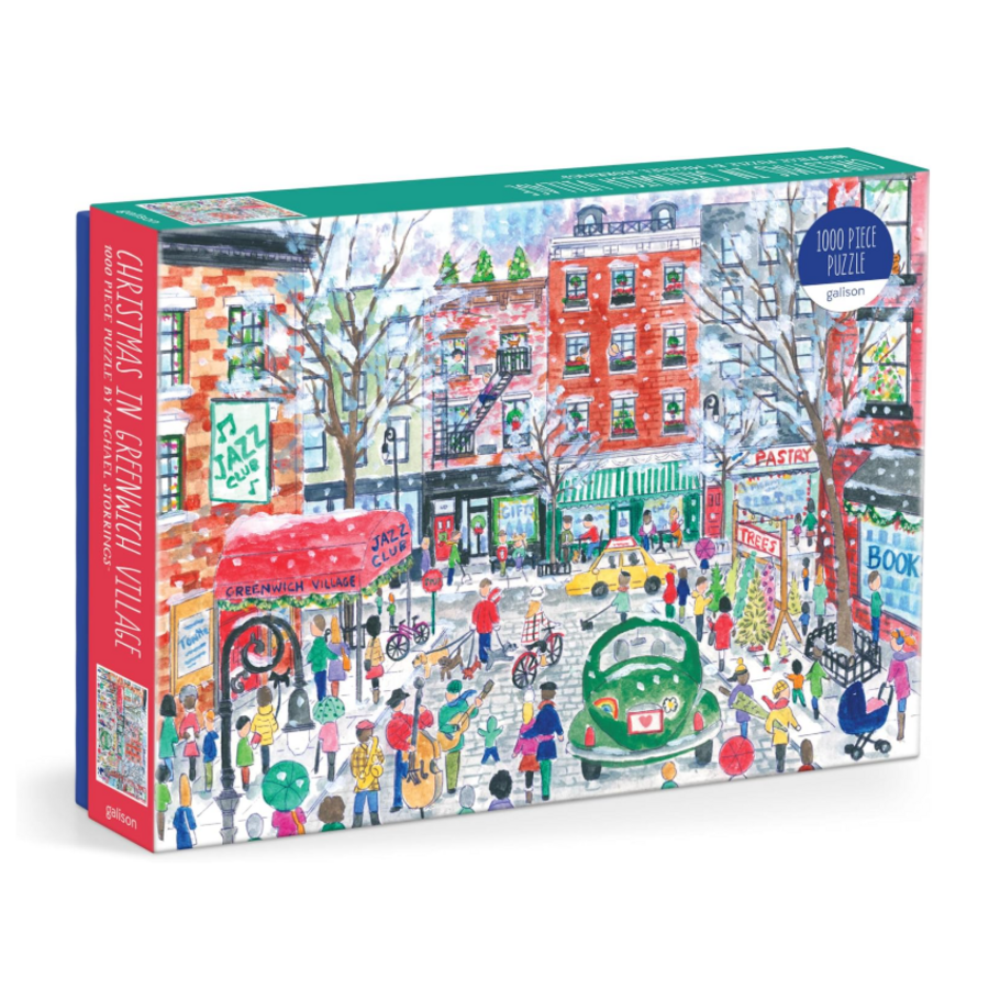 Christmas in Greenwich Village 1000 Piece Puzzle