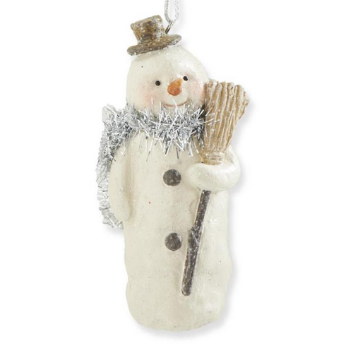  K & K Interiors Inc 4.5" Resin Snowman Ornament 
