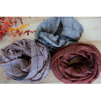 Window Pane Stitched Scarf